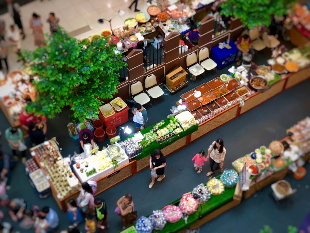 What are the different types of food markets